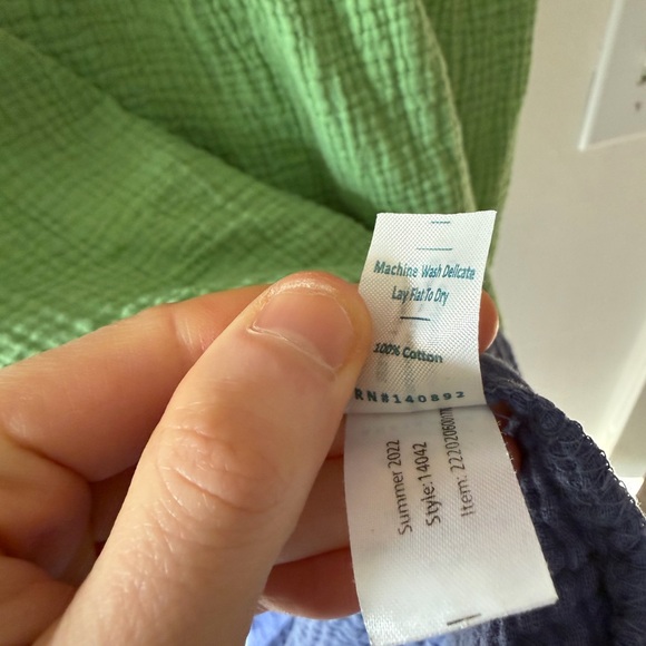 Marine Layer Corinne Double Cloth Maxi Dress in Rainbow Block Stripe Size XL - Picture 12 of 16